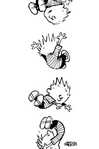 1440x2960 Calvin And Hobbes