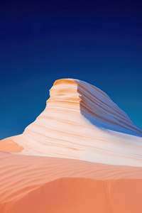 Canyon Sky Meets Sandstone (320x568) Resolution Wallpaper