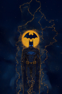 Cape And Cowl Batman (1280x2120) Resolution Wallpaper