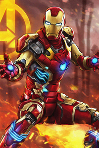 Captain America And Iron Man 4k (2160x3840) Resolution Wallpaper