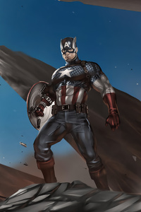 Captain America And Thor 4k (360x640) Resolution Wallpaper