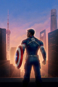 Captain America Avengers Endgame Chinese Poster
