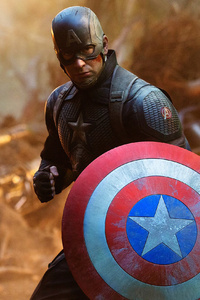 Captain America Avengers Endgame Movie (240x320) Resolution Wallpaper
