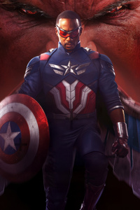 Captain America Brave New World 5k (320x568) Resolution Wallpaper