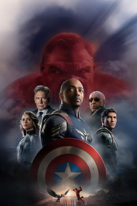 Captain America Brave New World Chinese Poster 2025 (480x800) Resolution Wallpaper