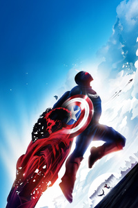 Captain America Brave New World Fan Edition (240x320) Resolution Wallpaper