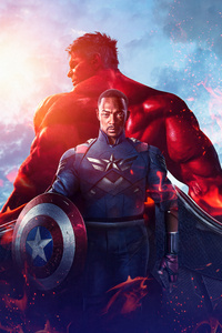 Captain America Brave New World The Next Chapter (1080x2160) Resolution Wallpaper