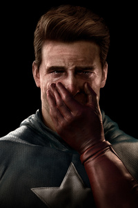 Captain America Crying