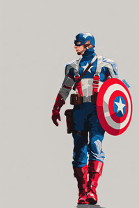 Captain America Faster Than Light Stronger Than Fate (1280x2120) Resolution Wallpaper