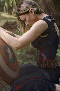 Captain America Girl Cosplay