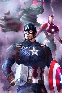 Captain America Iron Man 4k 2020