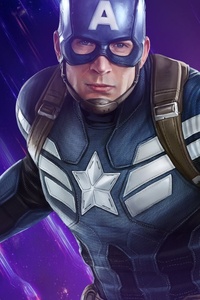 Captain America Mjolnir Hd (1125x2436) Resolution Wallpaper