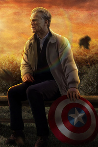 Captain America Old In Avengers Endgame