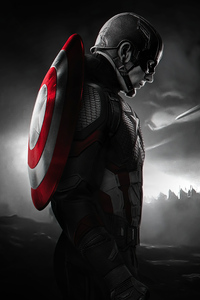 Captain America One Year 2020 (240x400) Resolution Wallpaper