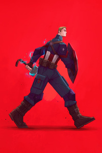 Captain America Sentinel Of Liberty (640x1136) Resolution Wallpaper