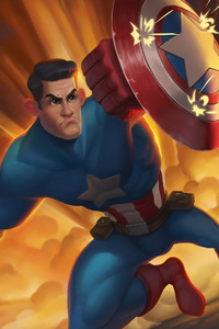 Captain America Shield Art4k
