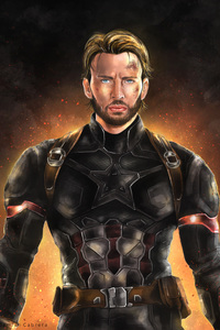 Captain America With Beard Artwork
