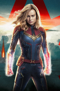 Captain Marvel 1440x2960 Resolution Wallpapers Samsung Galaxy Note 9,8,  S9,S8,S8+ QHD