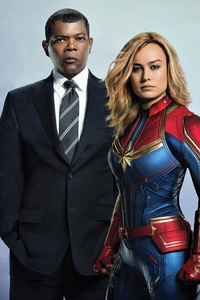 Captain Marvel 2019 New Movie (240x320) Resolution Wallpaper