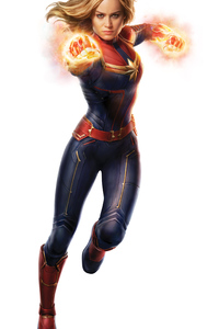 Captain Marvel 4k (480x854) Resolution Wallpaper
