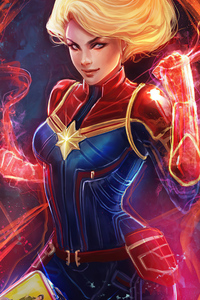 Captain Marvel Powerful
