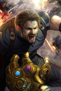 Captain VS Thanos
