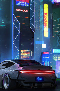 Car Cityscape Cyberpunk 4k
