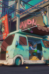 Cart Of The Future (360x640) Resolution Wallpaper