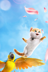 Cats And Paachtopia Animated Movie (2160x3840) Resolution Wallpaper