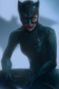 Catwoman 4k New (320x480) Resolution Wallpaper