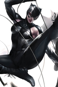 Catwoman And Batman (2160x3840) Resolution Wallpaper
