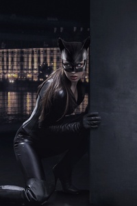 Catwoman Cosplay (2160x3840) Resolution Wallpaper