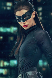 640x1136 Catwoman Cosplay 4k