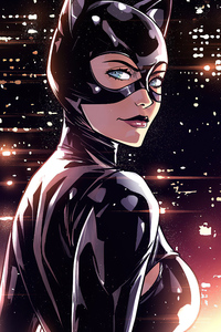 Catwoman Darkness City 4k (480x854) Resolution Wallpaper