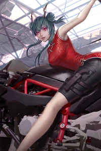 Ch En Arknights (1080x2400) Resolution Wallpaper