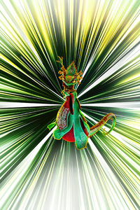 Chameleon In Kung Fu Panda 4 (320x480) Resolution Wallpaper