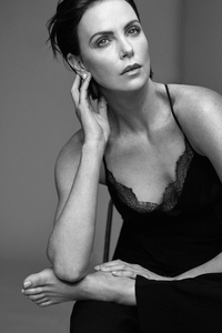 Charlize Theron Marie Claire Photoshoot 2019 (320x480) Resolution Wallpaper