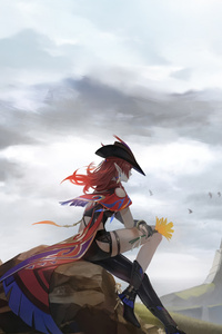 Chasca Genshin Impact (480x854) Resolution Wallpaper