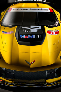 Chevrolet Corvette C7 R GT2 (640x1136) Resolution Wallpaper
