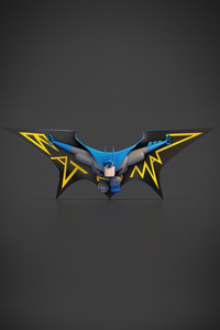 Chibi Batman Whimsical Wings (720x1280) Resolution Wallpaper