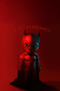 Chibi The Batman (1080x2280) Resolution Wallpaper