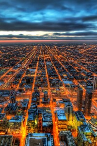 Chicago HDR (360x640) Resolution Wallpaper