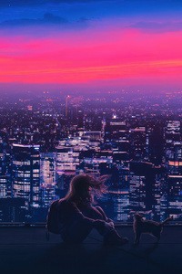 Chill Above The City Rooftop Bliss (800x1280) Resolution Wallpaper