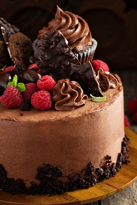 750x1334 Chocolate Raspberry Cake 5k