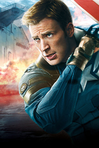 Chris Evans Captain America Army 8k (320x568) Resolution Wallpaper