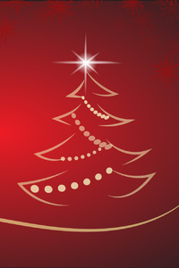 1080x2160 Christmas Tree Background