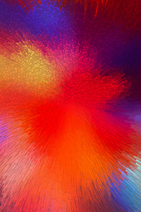 Circle Colorful Wave Abstract 5k