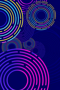 Circle Swirls 10k (640x960) Resolution Wallpaper