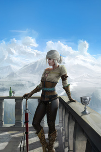 Ciri The Witcher 5k (720x1280) Resolution Wallpaper