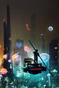 Cities Like Dreams (320x480) Resolution Wallpaper